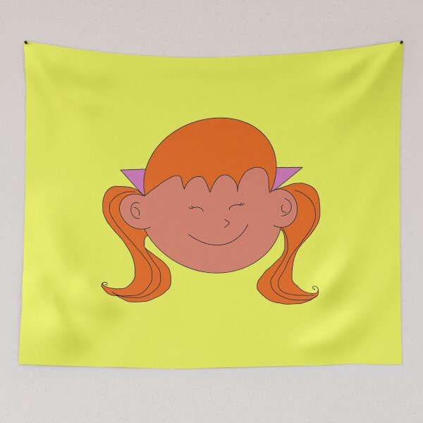 Item preview, Ginger Pigtails - Adorable Girl's Illustration designed and sold by SmartDesignByBB.