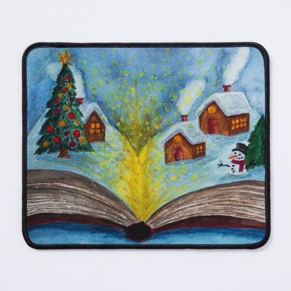 Item preview, Magical Christmas - Enchanted book with a magical Christmas village designed and sold by InkofNocturna.