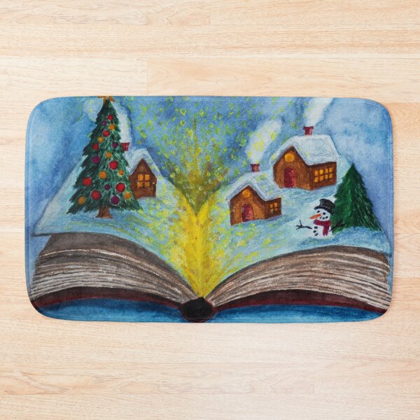 Item preview, Magical Christmas - Enchanted book with a magical Christmas village designed and sold by InkofNocturna.
