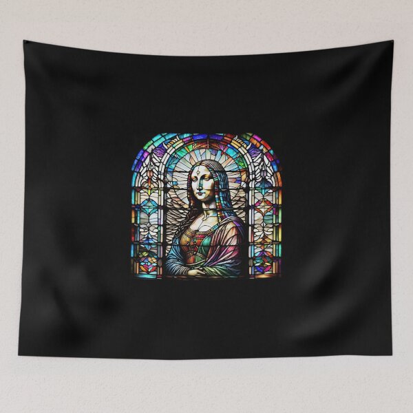 Item preview, Stained Glass Monalisa  designed and sold by UniqueArtsOnly.