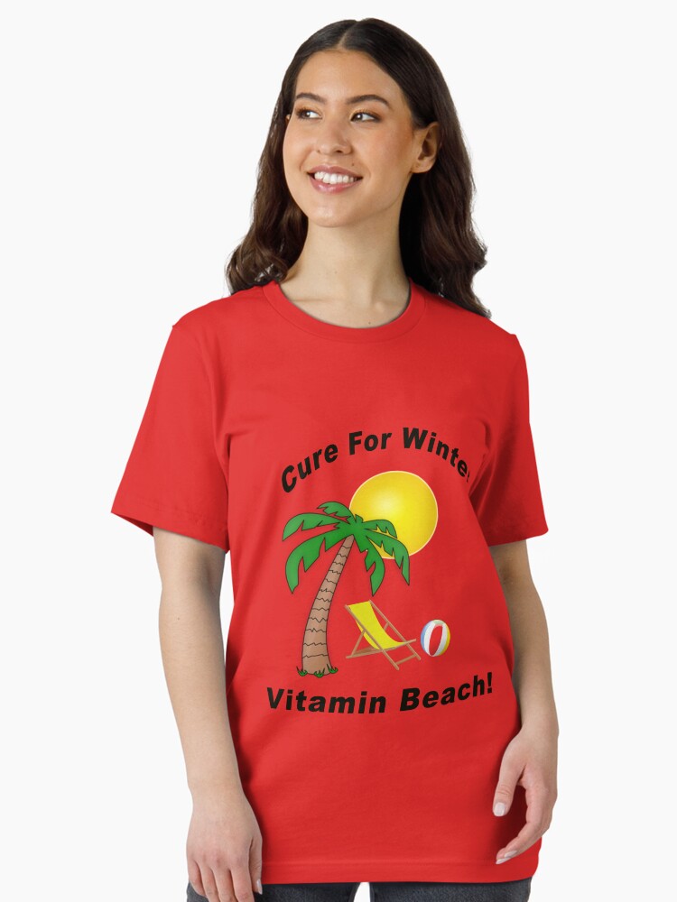 Thumbnail 2 of 7, Essential T-Shirt, Cure For Winter - Vitamin Beach! designed and sold by BWBConcepts.