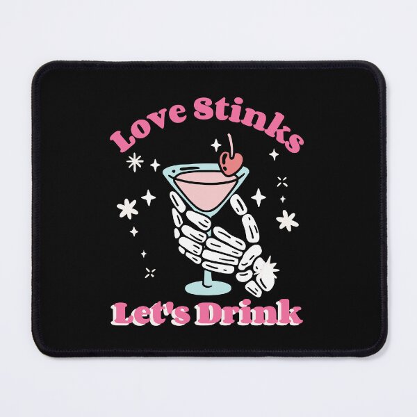 Item preview, Cheers to Singlehood Anti-Valentines Day Cocktail Tee designed and sold by ElLocoMus.