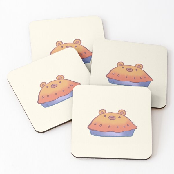 Item preview, Bear pie illustration  designed and sold by Mayarart.
