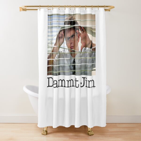 The Office Shower Curtain The sale Office TV Show Gift Michael Scott Dwight Schrute Farms Prison Mike Bath Curtain TV Show Gift