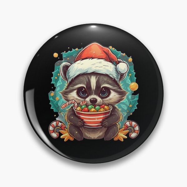 Item preview, Christmas Racoon designed and sold by Krieghorn.