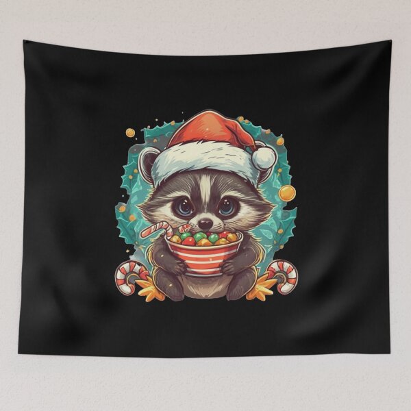 Item preview, Christmas Racoon designed and sold by Krieghorn.