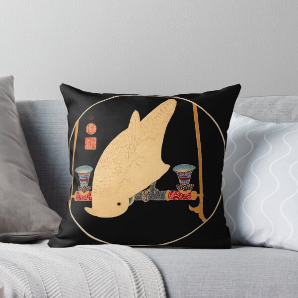 Item preview, White Macaw Japan 1900 Ito Jakuchu designed and sold by RocketshipRetro.