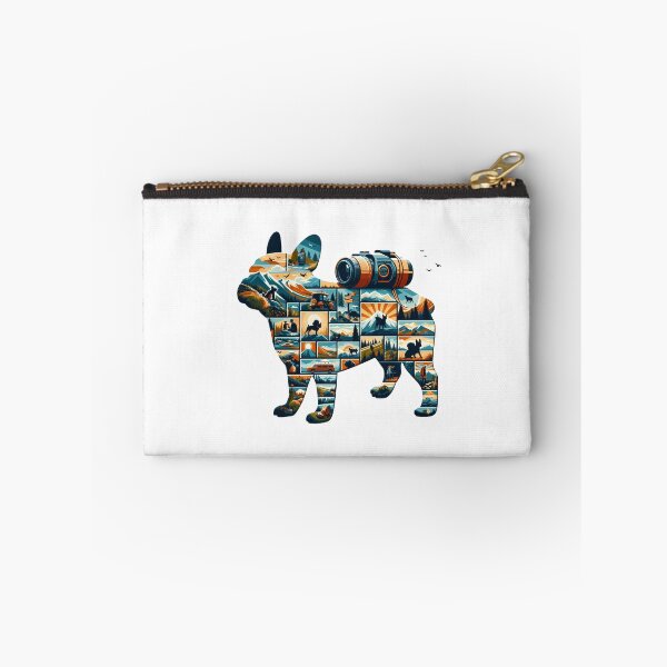 Item preview, French bulldog hiking designed and sold by CogniCraft.
