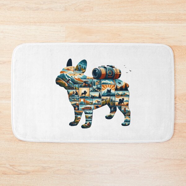 Item preview, French bulldog hiking designed and sold by CogniCraft.