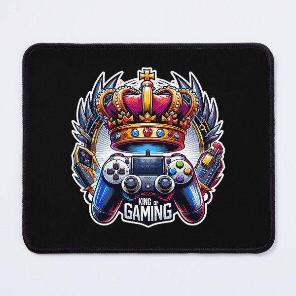 Item preview, King Of Gaming - Controller And Crone Illustration designed and sold by MrERNST.