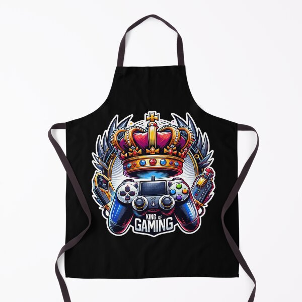 Item preview, King Of Gaming - Controller And Crone Illustration designed and sold by MrERNST.
