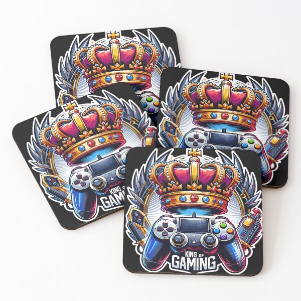Item preview, King Of Gaming - Controller And Crone Illustration designed and sold by MrERNST.