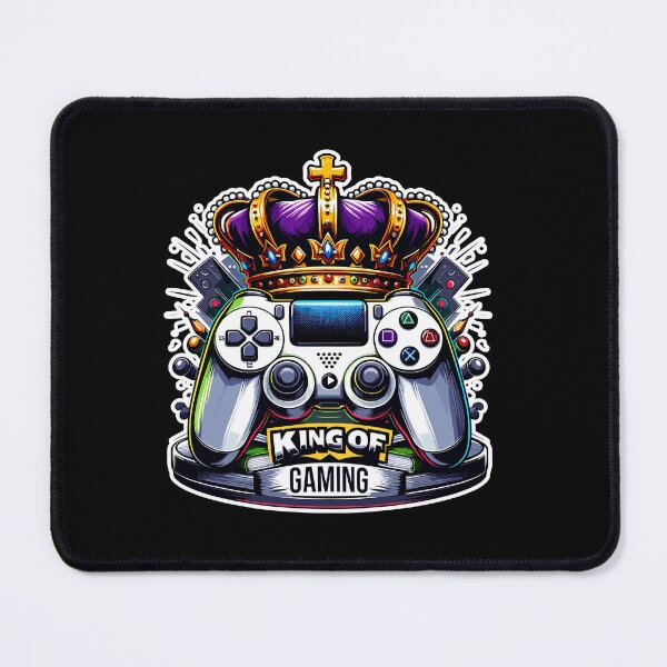 Item preview, King Of Gaming - Controller And Crone Illustration designed and sold by MrERNST.