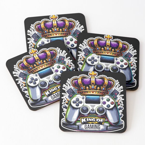 Item preview, King Of Gaming - Controller And Crone Illustration designed and sold by MrERNST.