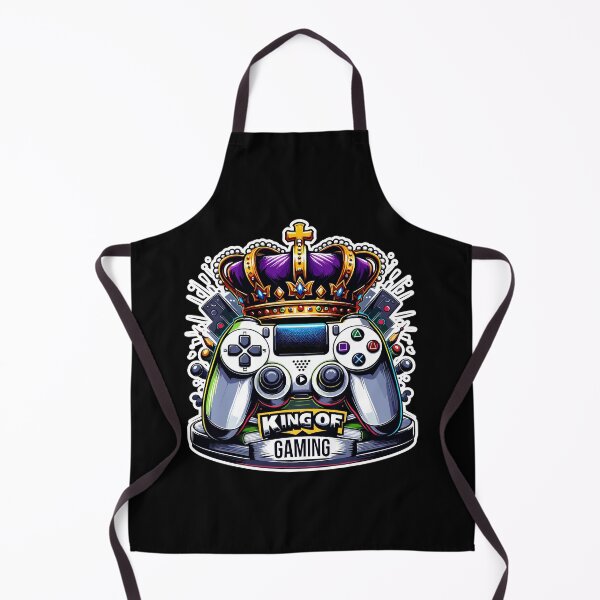 Item preview, King Of Gaming - Controller And Crone Illustration designed and sold by MrERNST.