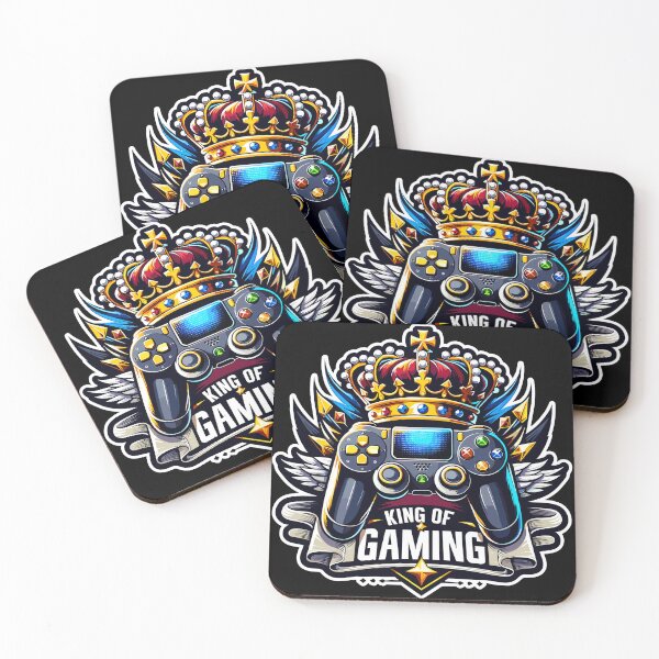 Item preview, King Of Gaming - Controller And Crone Illustration designed and sold by MrERNST.
