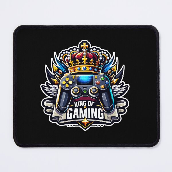 Item preview, King Of Gaming - Controller And Crone Illustration designed and sold by MrERNST.