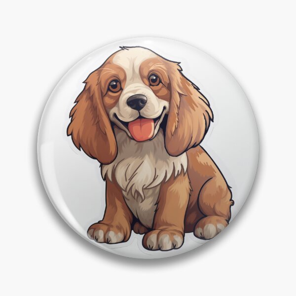 Item preview, Happy Cocker Spaniel - Cartoon Delight designed and sold by PureGlee.