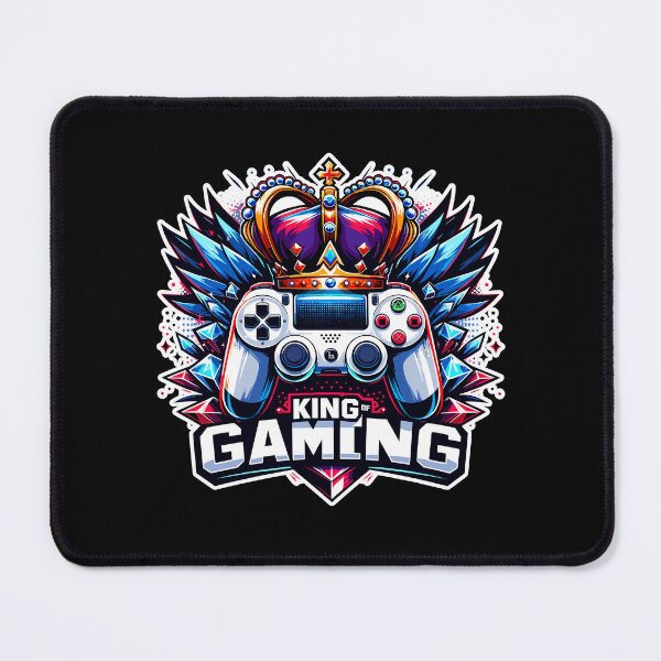 Item preview, King Of Gaming - Controller And Crone Illustration designed and sold by MrERNST.
