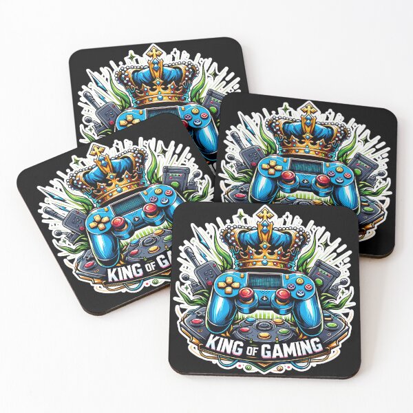 Item preview, King Of Gaming - Controller And Crone Illustration designed and sold by MrERNST.