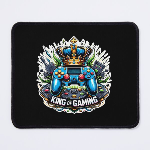 Item preview, King Of Gaming - Controller And Crone Illustration designed and sold by MrERNST.
