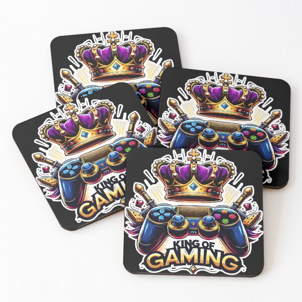 Item preview, King Of Gaming - Controller And Crone Illustration designed and sold by MrERNST.