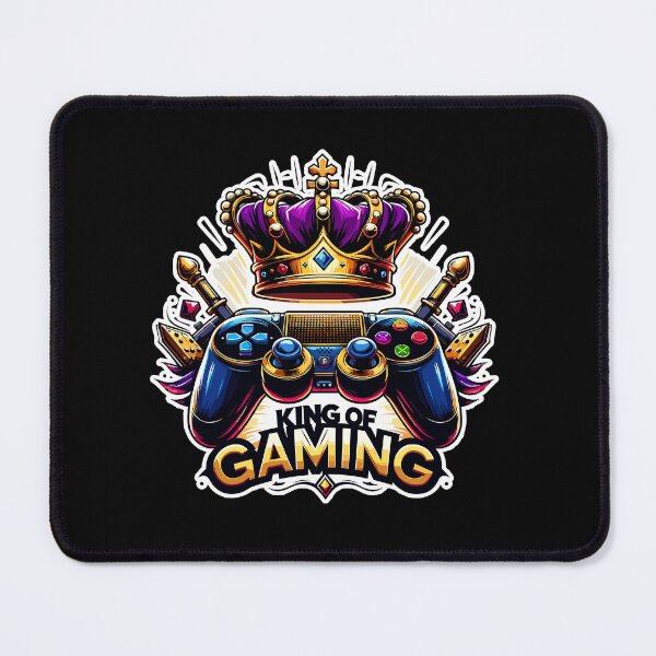 Item preview, King Of Gaming - Controller And Crone Illustration designed and sold by MrERNST.