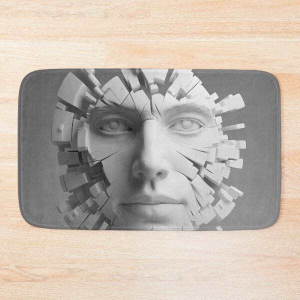 Item preview, exploding man head sculpture designed and sold by Lefteris Betsis.