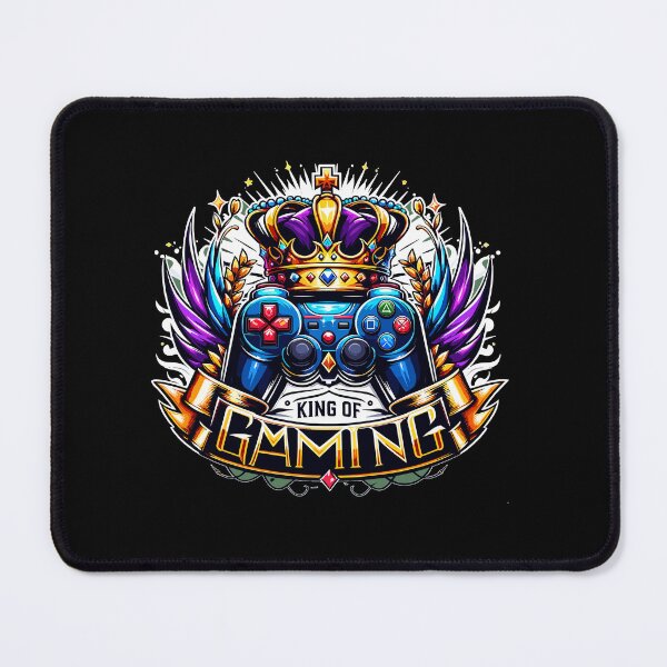 Item preview, King Of Gaming - Controller And Crone Illustration designed and sold by MrERNST.