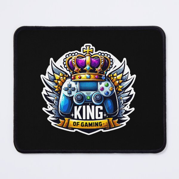 Item preview, King Of Gaming - Controller And Crone Illustration designed and sold by MrERNST.