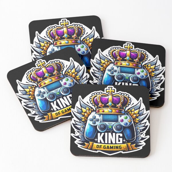 Item preview, King Of Gaming - Controller And Crone Illustration designed and sold by MrERNST.