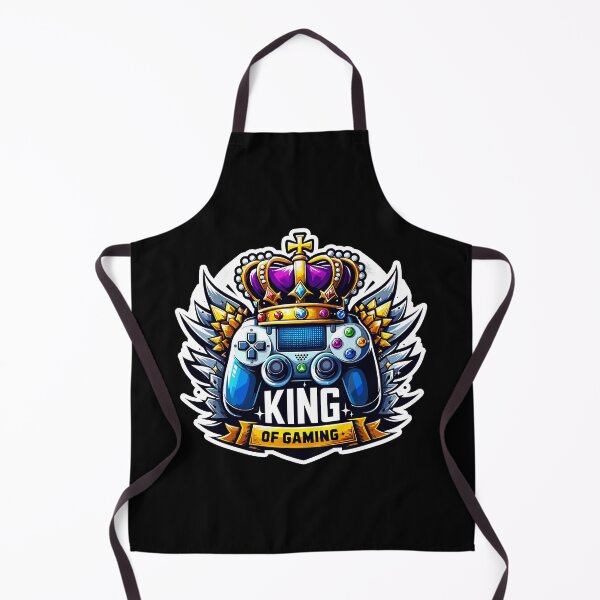 Item preview, King Of Gaming - Controller And Crone Illustration designed and sold by MrERNST.