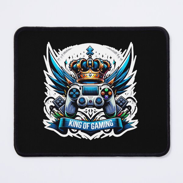 Item preview, King Of Gaming - Controller And Crone Illustration designed and sold by MrERNST.
