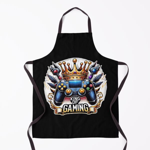 Item preview, King Of Gaming - Controller And Crone Illustration designed and sold by MrERNST.