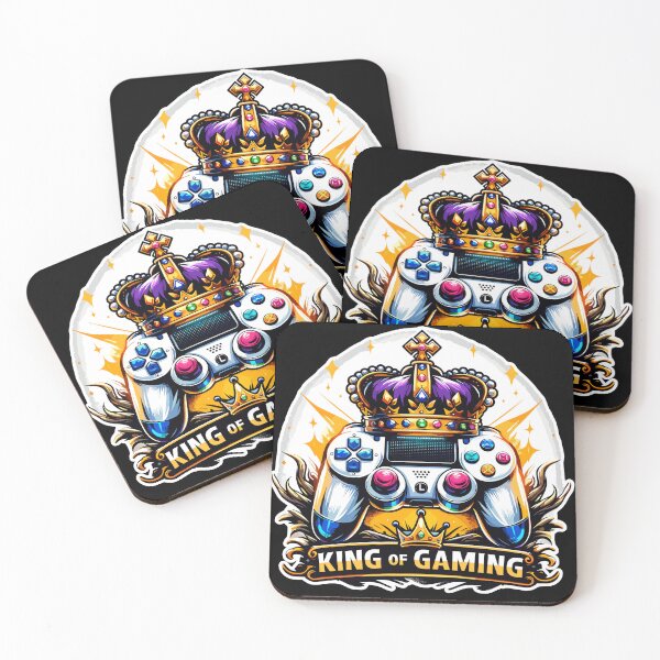 Item preview, King Of Gaming - Controller And Crone Illustration designed and sold by MrERNST.