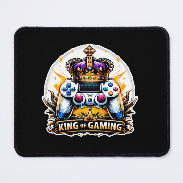 Item preview, King Of Gaming - Controller And Crone Illustration designed and sold by MrERNST.