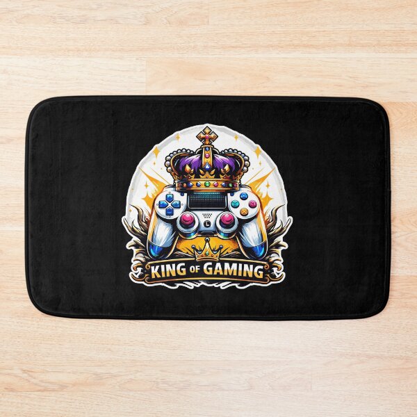 Item preview, King Of Gaming - Controller And Crone Illustration designed and sold by MrERNST.