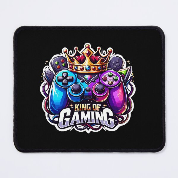 Item preview, King Of Gaming - Controller And Crone Illustration designed and sold by MrERNST.