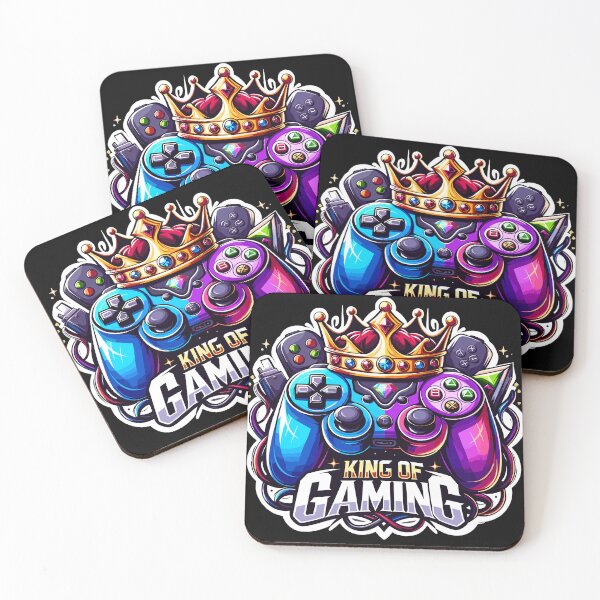 Item preview, King Of Gaming - Controller And Crone Illustration designed and sold by MrERNST.