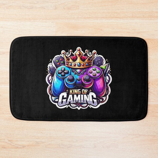 Item preview, King Of Gaming - Controller And Crone Illustration designed and sold by MrERNST.