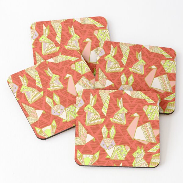 Item preview, Origami Woodland Animals allover designed and sold by DrawnByKate.