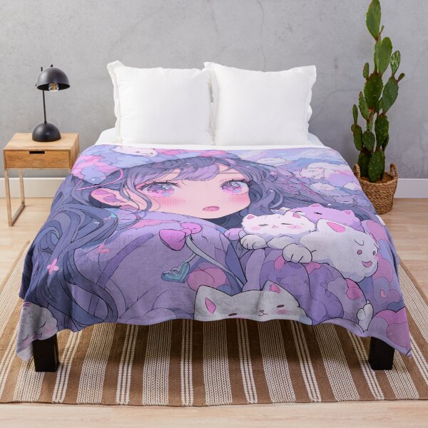 Aperçu de l'œuvre Kitty Cloudscape Anime Fille créée et vendue par bubblegoth.