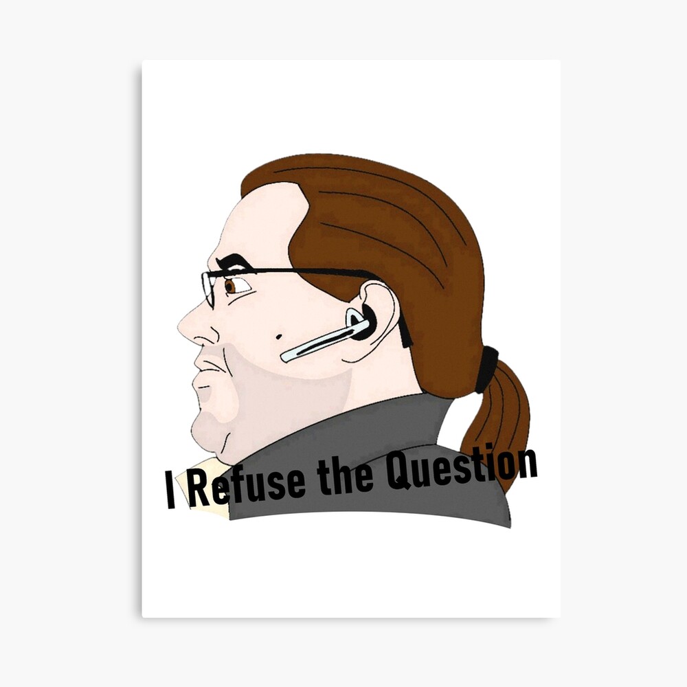 Master debater - I Refuse the Question | Poster