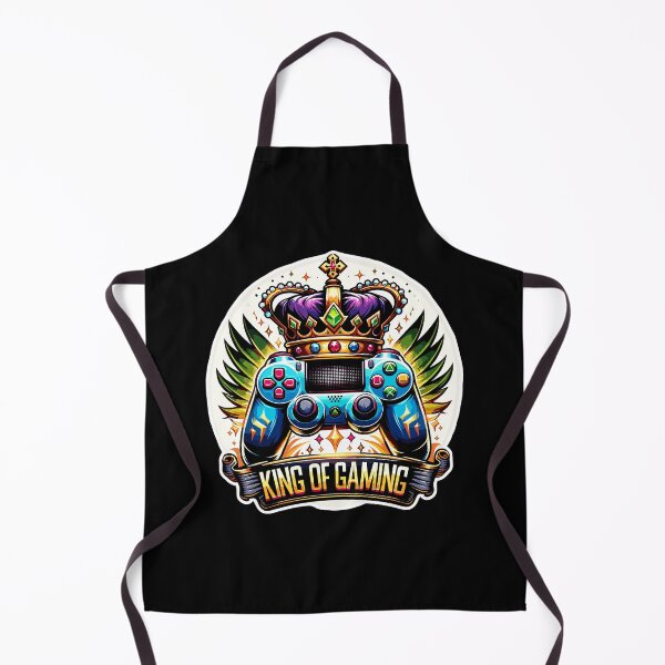 Item preview, King Of Gaming - Controller And Crone Illustration designed and sold by MrERNST.