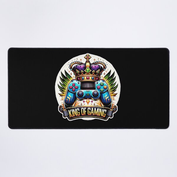 Item preview, King Of Gaming - Controller And Crone Illustration designed and sold by MrERNST.