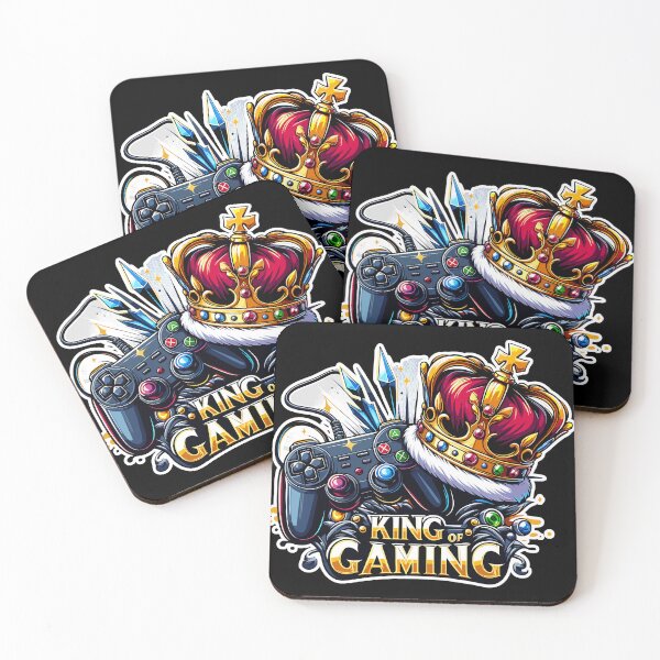 Item preview, King Of Gaming - Controller And Crone Illustration designed and sold by MrERNST.