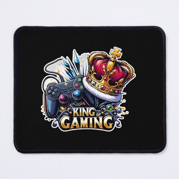 Item preview, King Of Gaming - Controller And Crone Illustration designed and sold by MrERNST.
