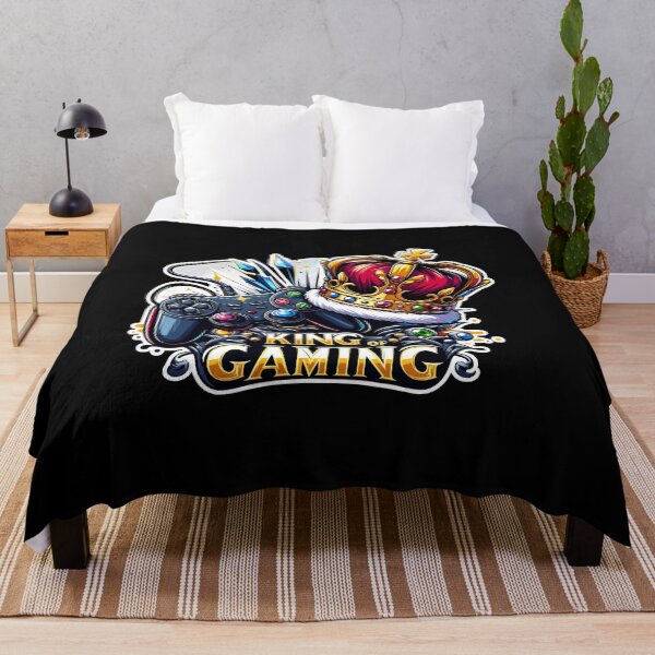 Item preview, King Of Gaming - Controller And Crone Illustration designed and sold by MrERNST.