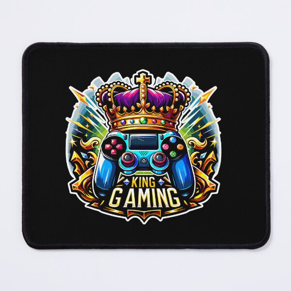 Item preview, King Of Gaming - Controller And Crone Illustration designed and sold by MrERNST.