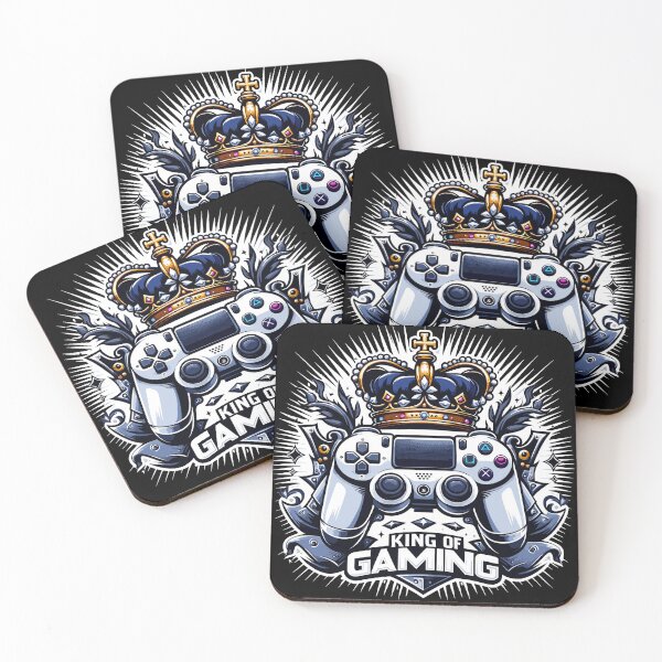 Item preview, King Of Gaming - Controller And Crone Illustration designed and sold by MrERNST.